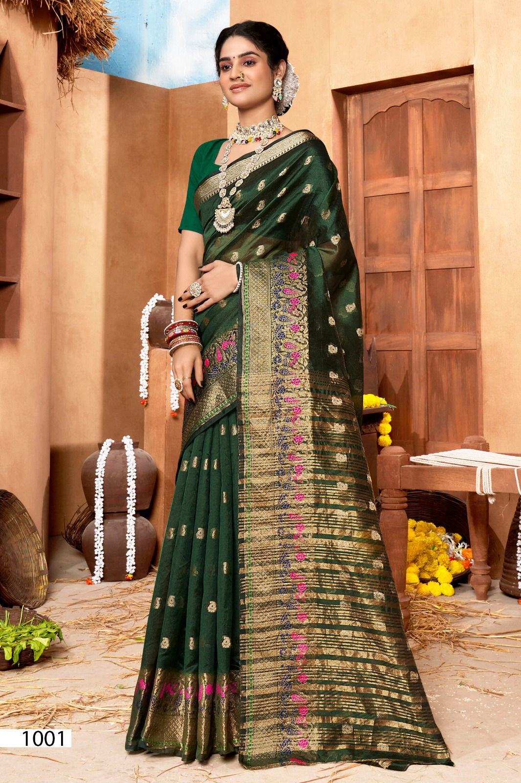 Sakhi Saheli 1 By Saroj 1001 To 1006 Designer Sarees Wholesale Market In Surat With Price

